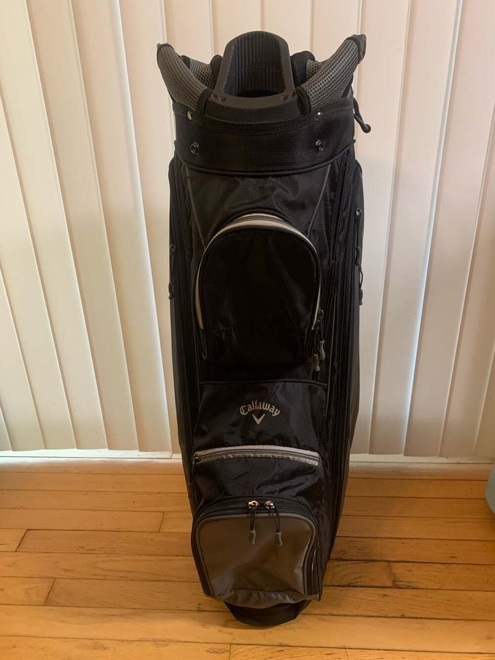NEW Callaway Reva Cart Golf Bag BLACK AND GREY 14 Dividers - Picture 2 of 8